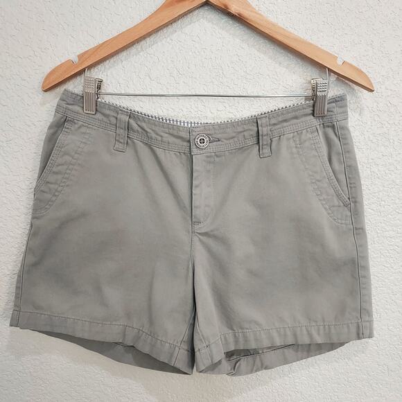 Natural Reflections Gray Casual Shorts 4.5" Inseam Size 8 - Picture 1 of 9